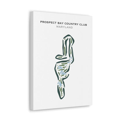 Prospect Bay Country Club, Maryland - Printed Golf Courses
