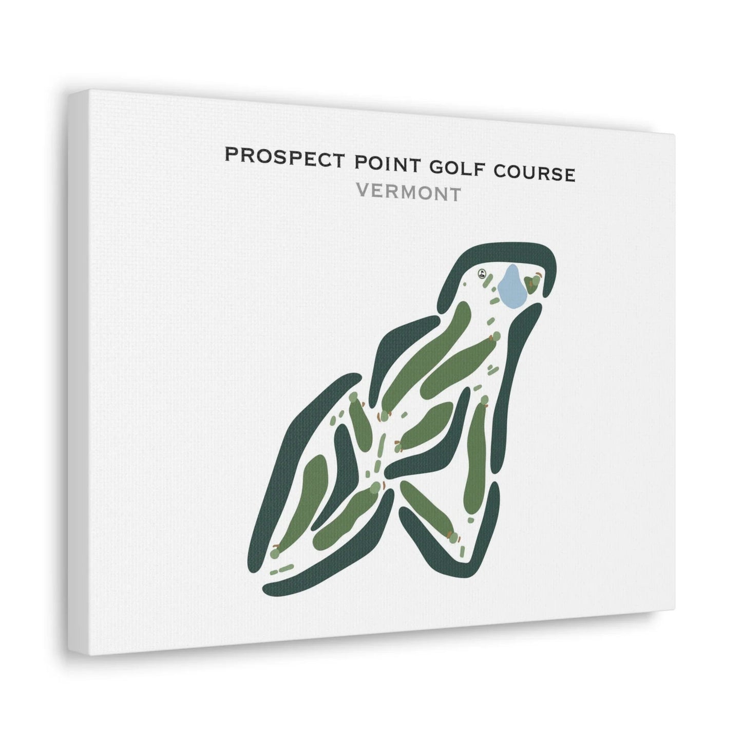 Prospect Point Golf Course, Vermont - Printed Golf Courses