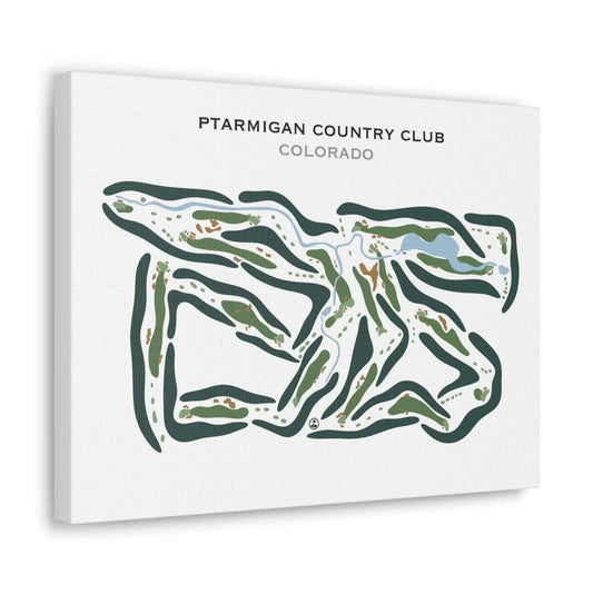Ptarmigan Golf Course, Colorado - Printed Golf Courses