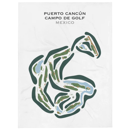 Puerto Cancún Campo de Golf, Mexico - Printed Golf Courses
