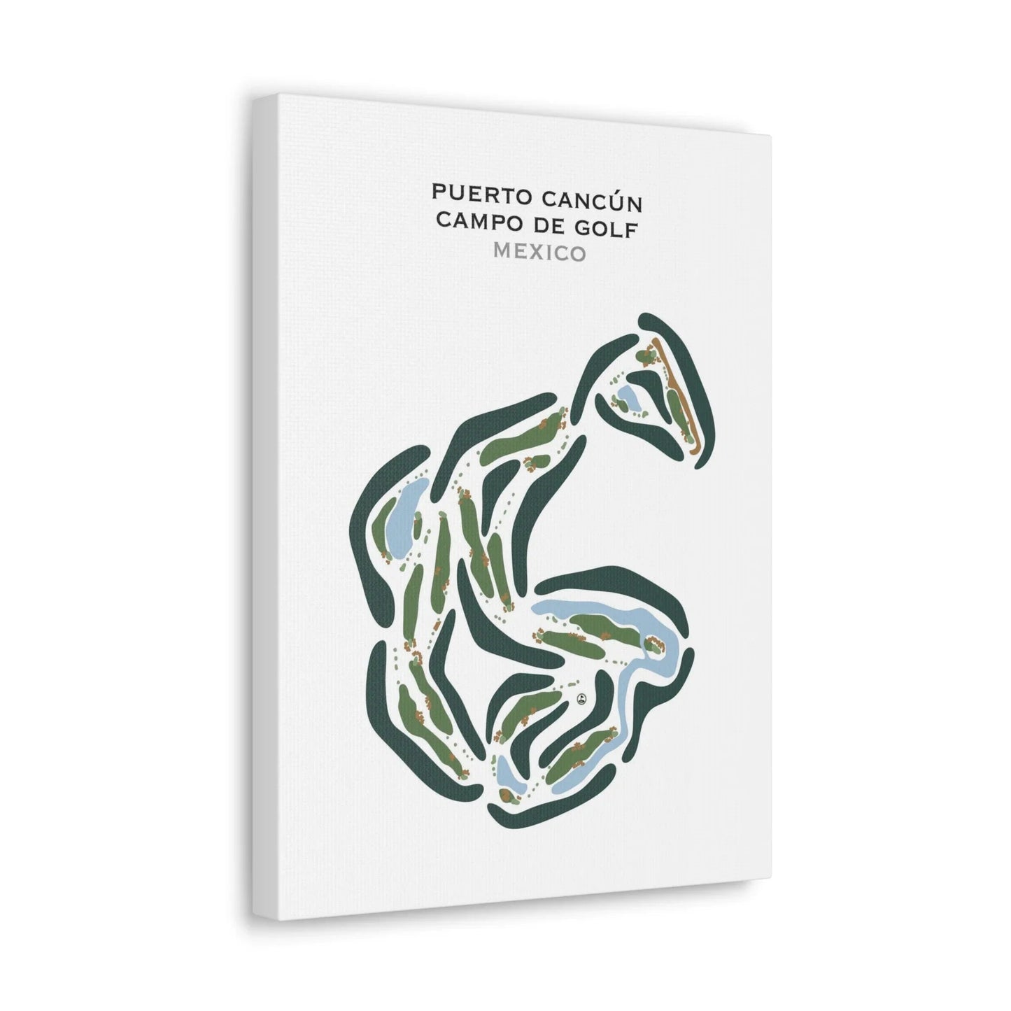 Puerto Cancún Campo de Golf, Mexico - Printed Golf Courses