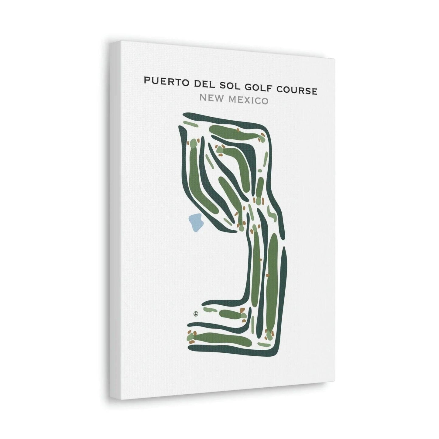 Puerto Del Sol Golf Course, New Mexico - Printed Golf Courses