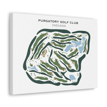 Purgatory Golf Club, Indiana - Printed Golf Courses