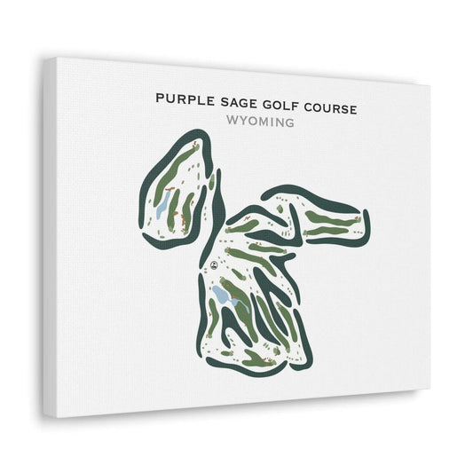 Purple Sage Golf Course, Wyoming- Printed Golf Courses