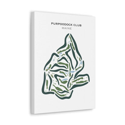 Purpoodock Club, Maine - Printed Golf Courses