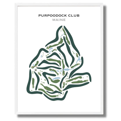 Purpoodock Club, Maine - Printed Golf Courses