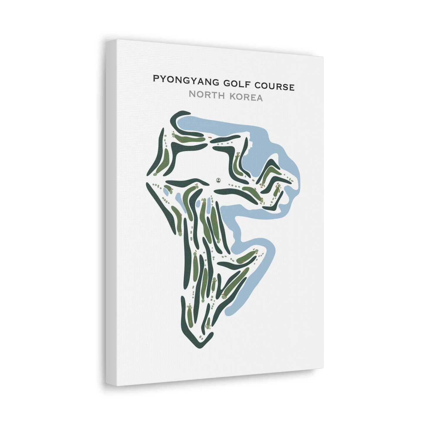 Pyongyang Golf Course, North Korea - Printed Golf Course