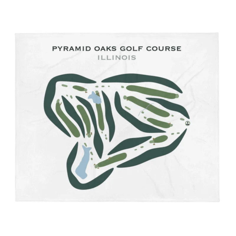 Pyramid Oaks Golf Course, Illinois - Printed Golf Courses