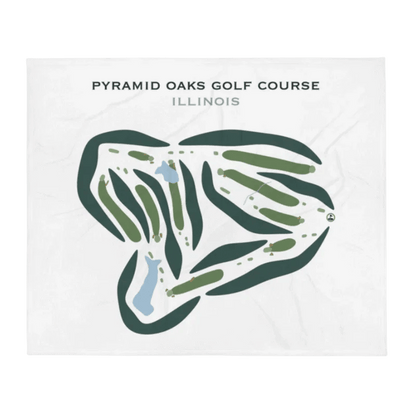 Pyramid Oaks Golf Course, Illinois - Printed Golf Courses