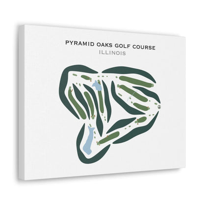Pyramid Oaks Golf Course, Illinois - Printed Golf Courses