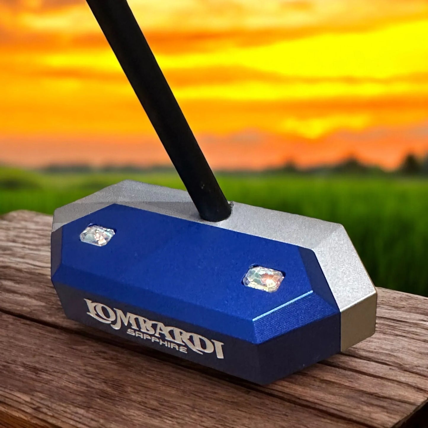 Lombardi Golf Custom Blue Sapphire Mallet Golf Putter - GOLF LEAGUE