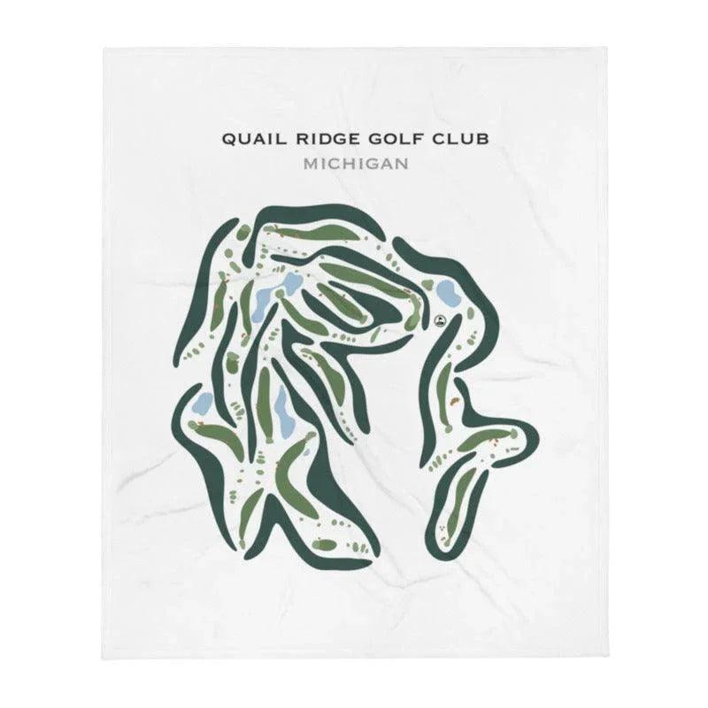 Quail Ridge Golf Club, Michigan - Printed Golf Courses