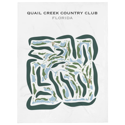 Quail Creek Country Club, Florida - Printed Golf Courses
