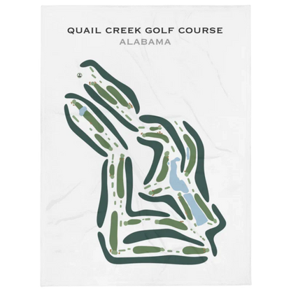 Quail Creek Golf Course, Alabama - Printed Golf Courses
