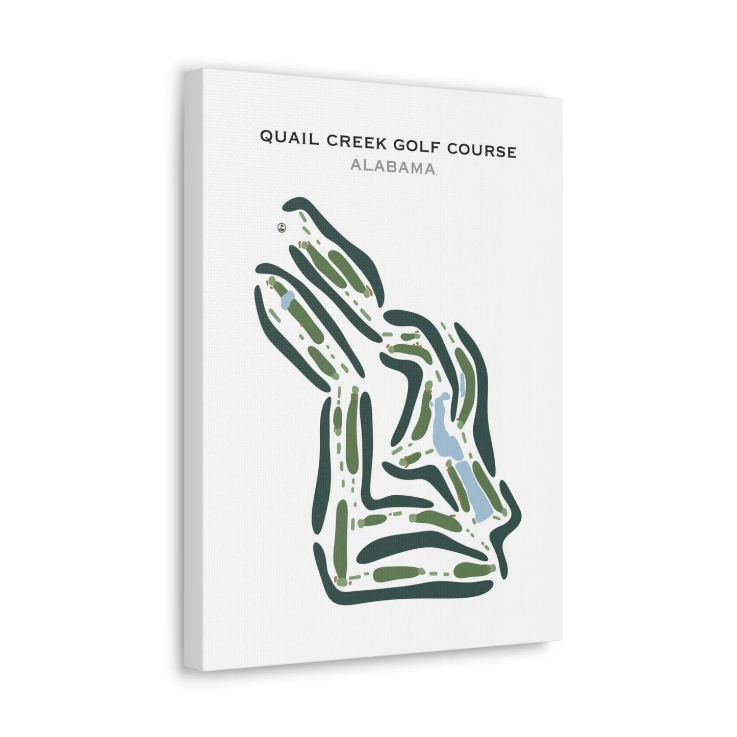 Quail Creek Golf Course, Alabama - Printed Golf Courses
