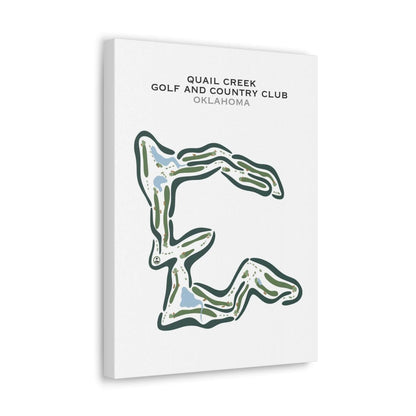 Quail Creek Golf & Country Club, Oklahoma - Printed Golf Courses