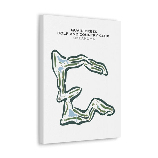 Quail Creek Golf & Country Club, Oklahoma - Printed Golf Courses