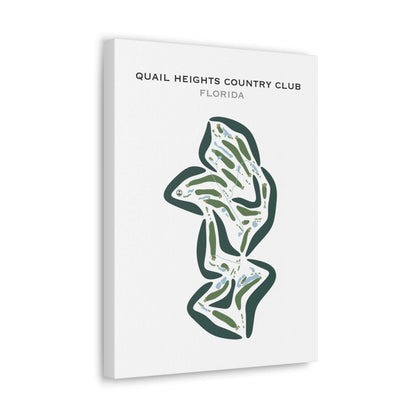 Quail Heights Country Club, Florida - Printed Golf Courses
