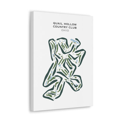 Quail Hollow Country Club, Ohio - Printed Golf Courses