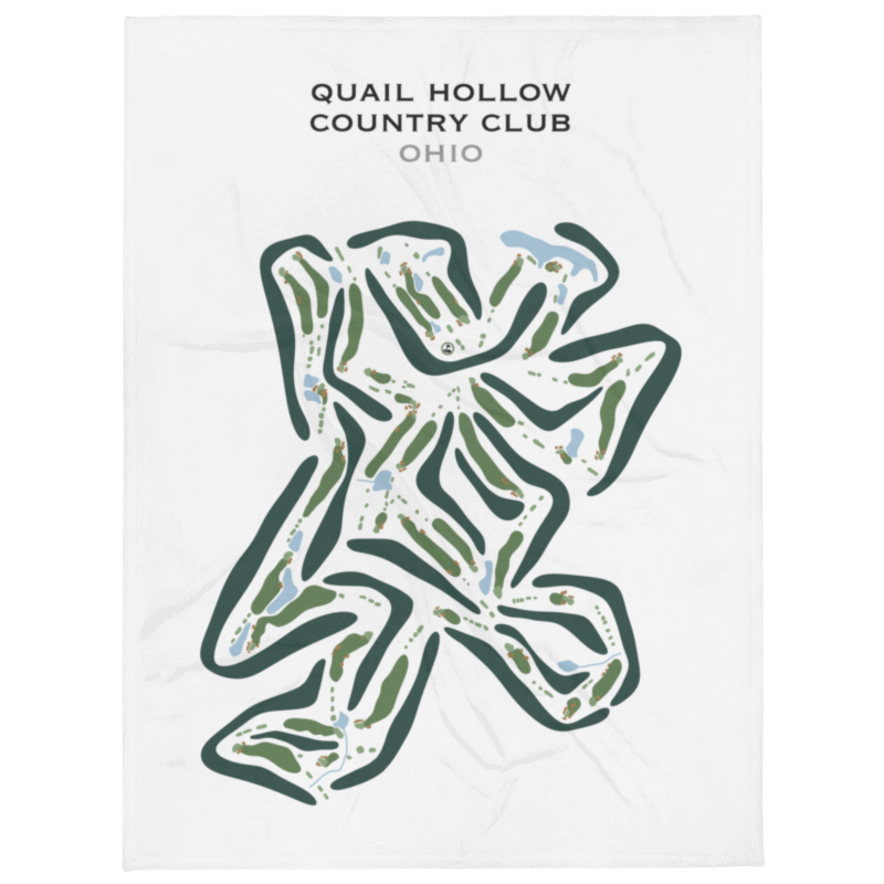 Quail Hollow Country Club, Ohio - Printed Golf Courses