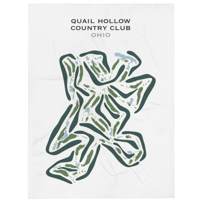 Quail Hollow Country Club, Ohio - Printed Golf Courses