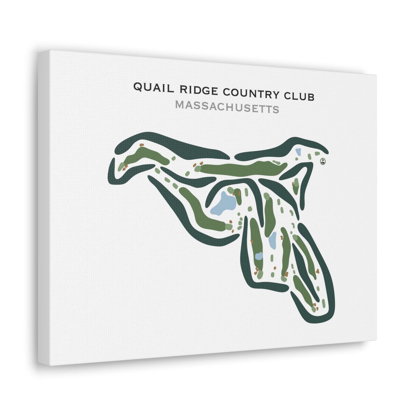 Quail Ridge Country Club, Massachusetts - Printed Golf Courses