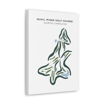 Quail Ridge Golf Course, North Carolina - Printed Golf Courses