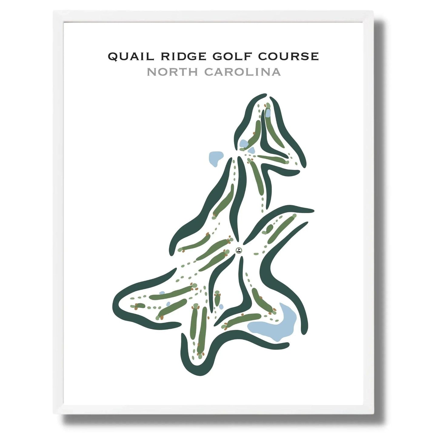 Quail Ridge Golf Course, North Carolina - Printed Golf Courses