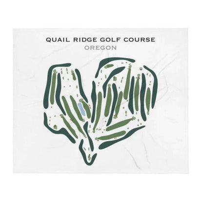 Quail Ridge Golf Course, Oregon - Printed Golf Course