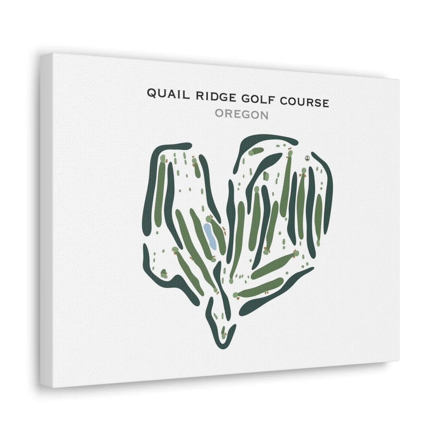 Quail Ridge Golf Course, Oregon - Printed Golf Course