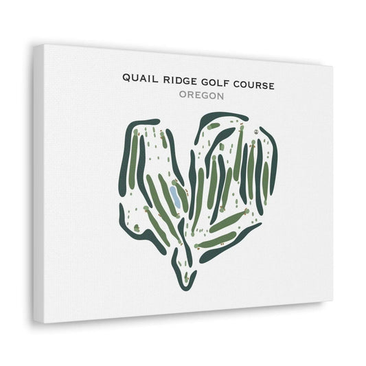 Quail Ridge Golf Course, Oregon - Printed Golf Course