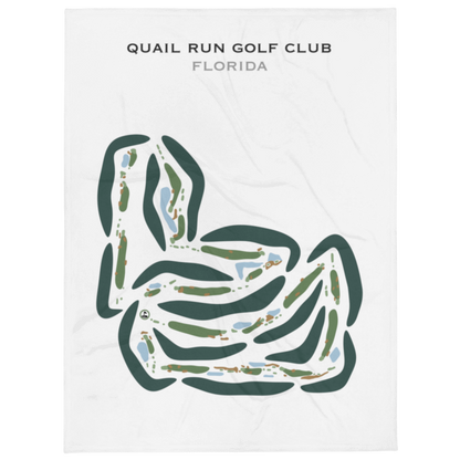 Quail Run Golf Club, Florida - Printed Golf Courses