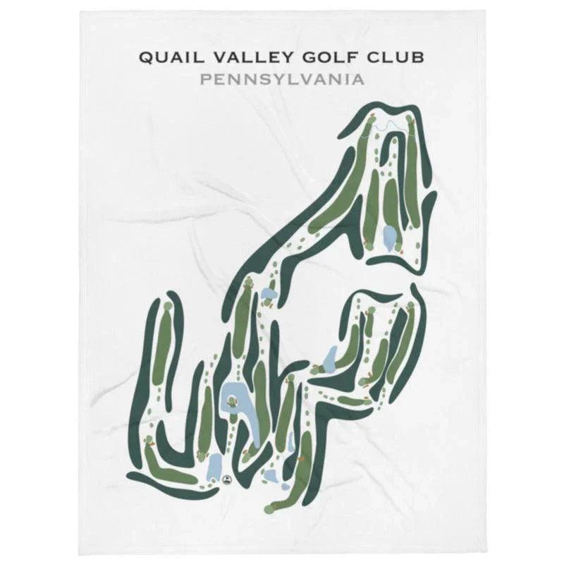 Quail Valley Golf Club, Pennsylvania - Printed Golf Courses