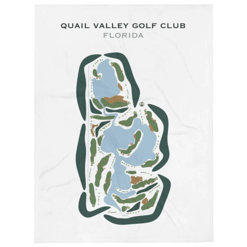 Quail Valley Golf Club, Florida - Printed Golf Courses