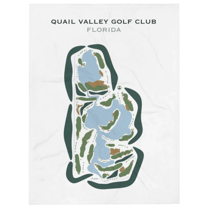 Quail Valley Golf Club, Florida - Printed Golf Courses