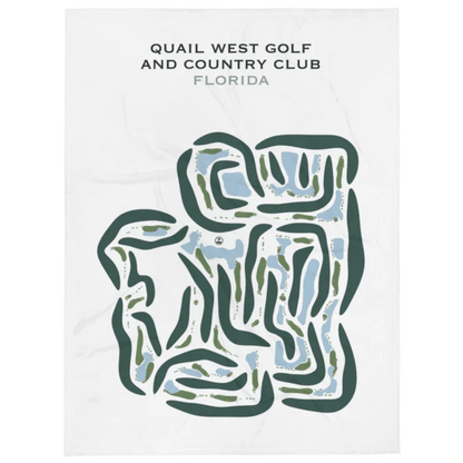 Quail West Golf & Country Club, Florida - Printed Golf Courses