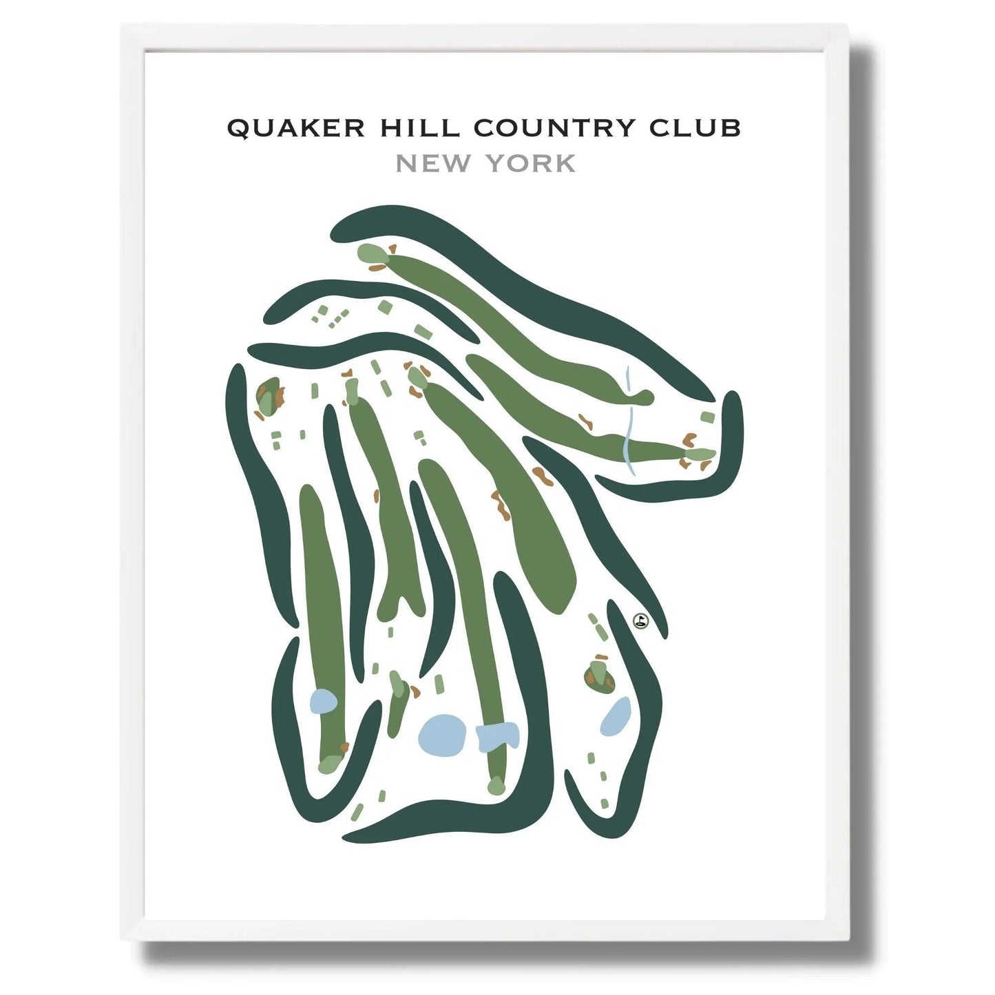 Quaker Hill Country Club, New York - Printed Golf Courses