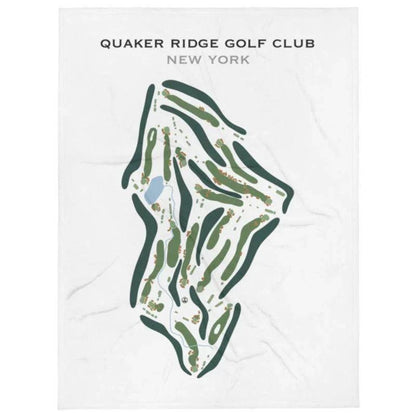 Quaker Ridge Golf Club, New York - Printed Golf Course