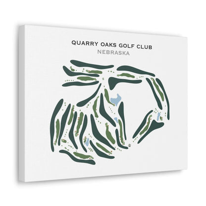 Quarry Oaks Golf Club, Nebraska - Printed Golf Course