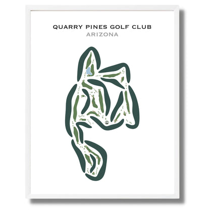 Quarry Pines Golf Club, Arizona - Printed Golf Courses