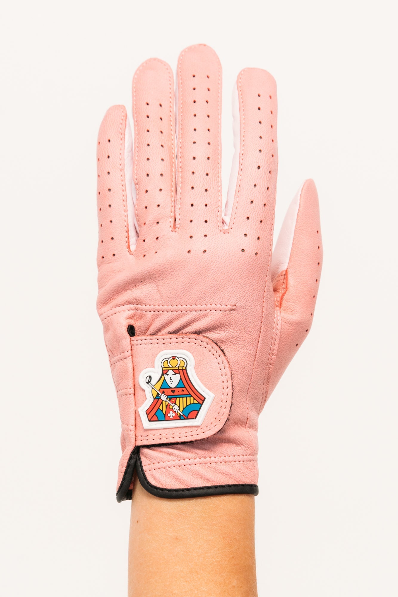 Golf Glove Pink Queen of Clubs