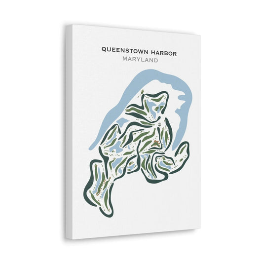 Queenstown Harbor Golf, Maryland - Printed Golf Courses