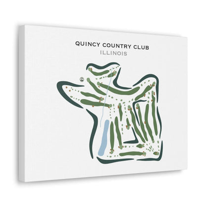 Quincy Country Club, Illinois - Printed Golf Courses