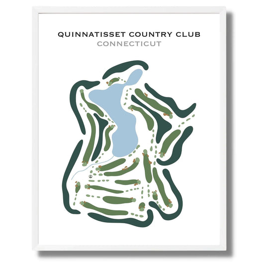 Quinnatisset Country Club, Connecticut - Printed Golf Courses