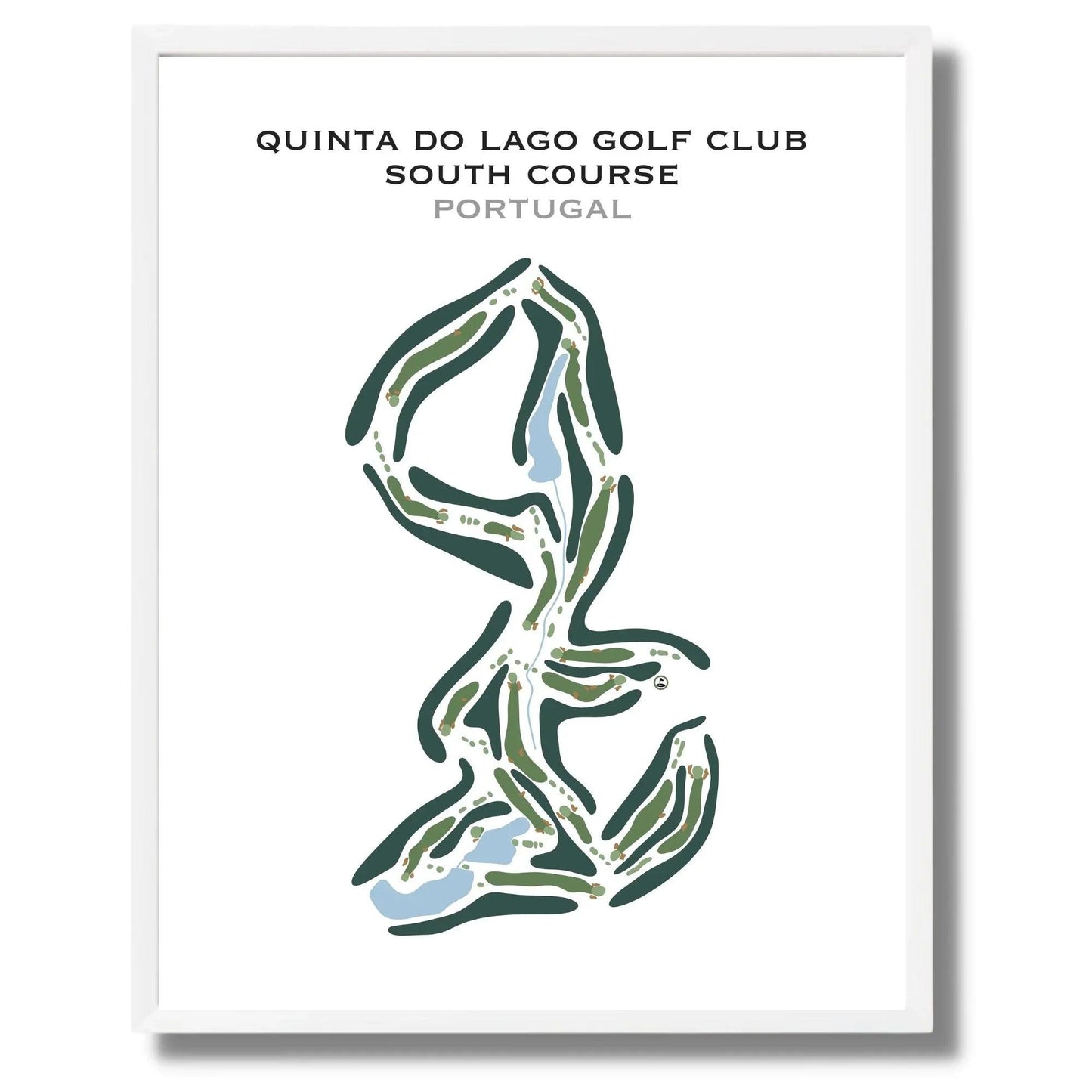 Quinta do Lago South Golf Course, Portugal - Printed Golf Course
