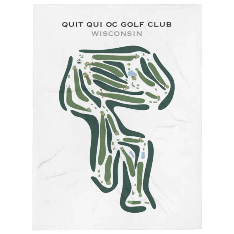 Quit Qui Oc Golf Club, Wisconsin - Printed Golf Course