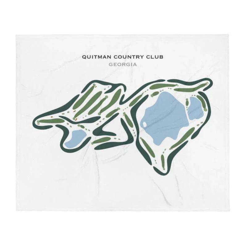 Quitman Country Club, Georgia - Printed Golf Courses