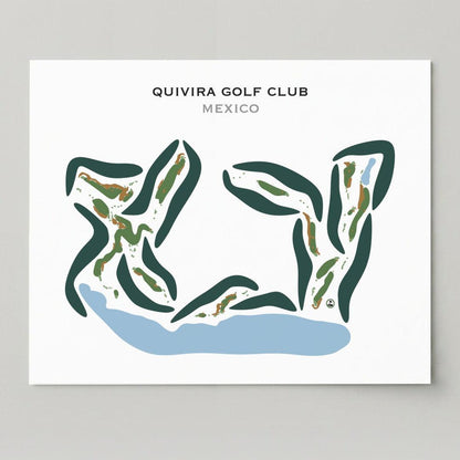 Quivira Golf Club, Mexico - Printed Golf Courses