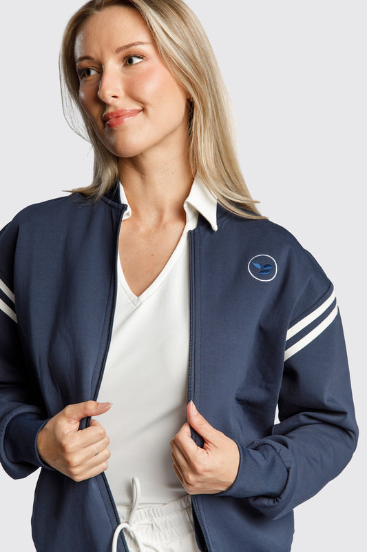 Farrah Retro Bomber Jacket