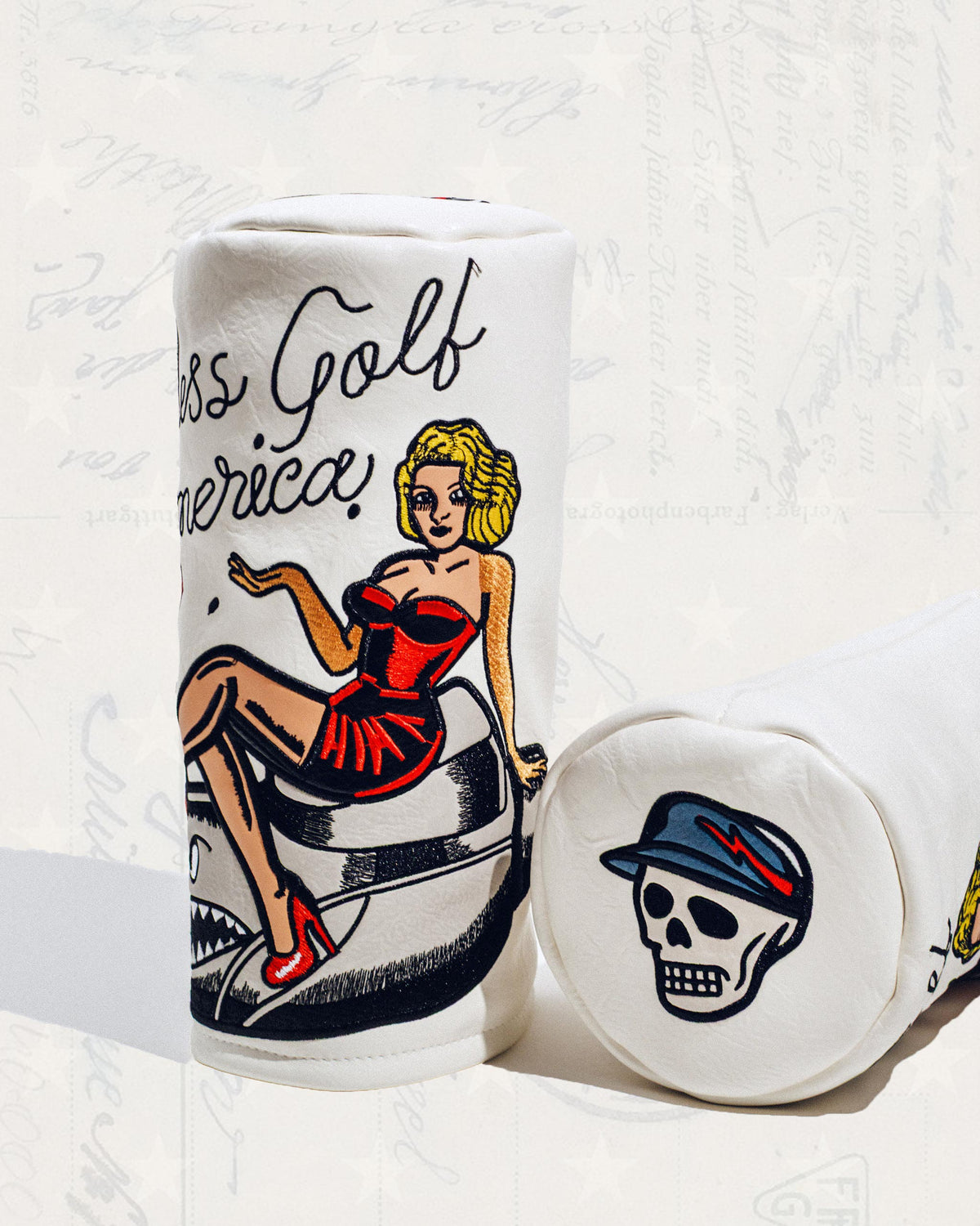 God Bless America Barrel Driver - White